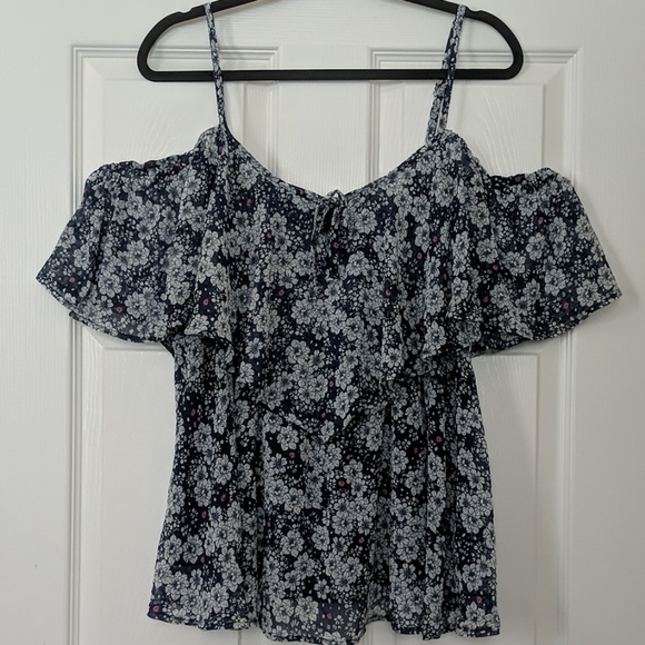 torrid Tops - Torrid Cold Shoulder Floral Top